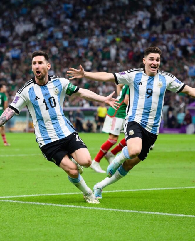 
 Eks Bintang Barcelona, Lionel Messi. Sumber : @fifaworldcup